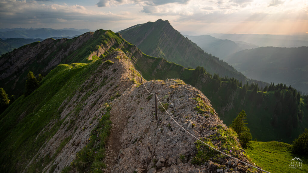 Buralpkopf_Nagelfluhkette_Sonnenuntergang_Wanderung_Landschaftsfotografie_Rindalphorn_Hochgrat_Oberallgäu_Fotografie