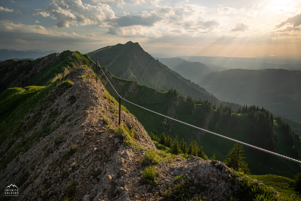 Buralpkopf_Nagelfluhkette_Sonnenuntergang_Wanderung_Landschaftsfotografie_Rindalphorn_Hochgrat_Oberallgäu_Fotografie