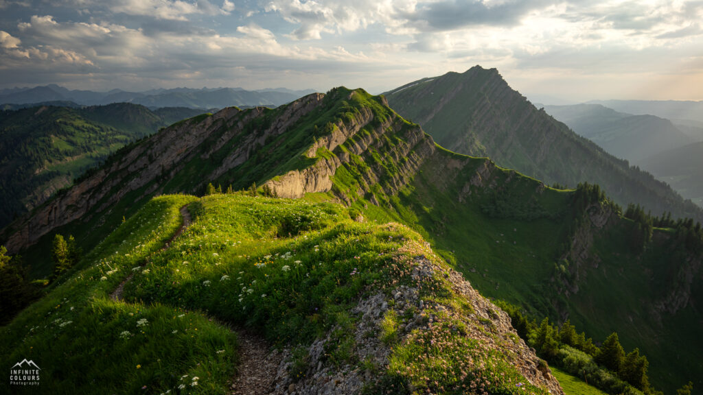 Buralpkopf_Nagelfluhkette_Sonnenuntergang_Wanderung_Landschaftsfotografie_Rindalphorn_Hochgrat_Oberallgäu_Fotografie